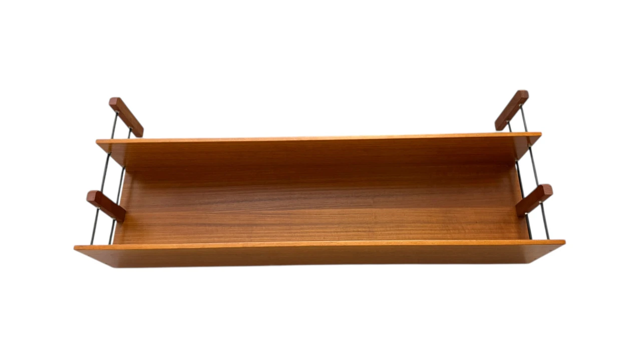 Mid-Century Modern Wall Mounted Shelf by Walter Wirtz for Wilhelm Renz, 1960s